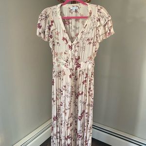 Patrons of peace light pink boho dress